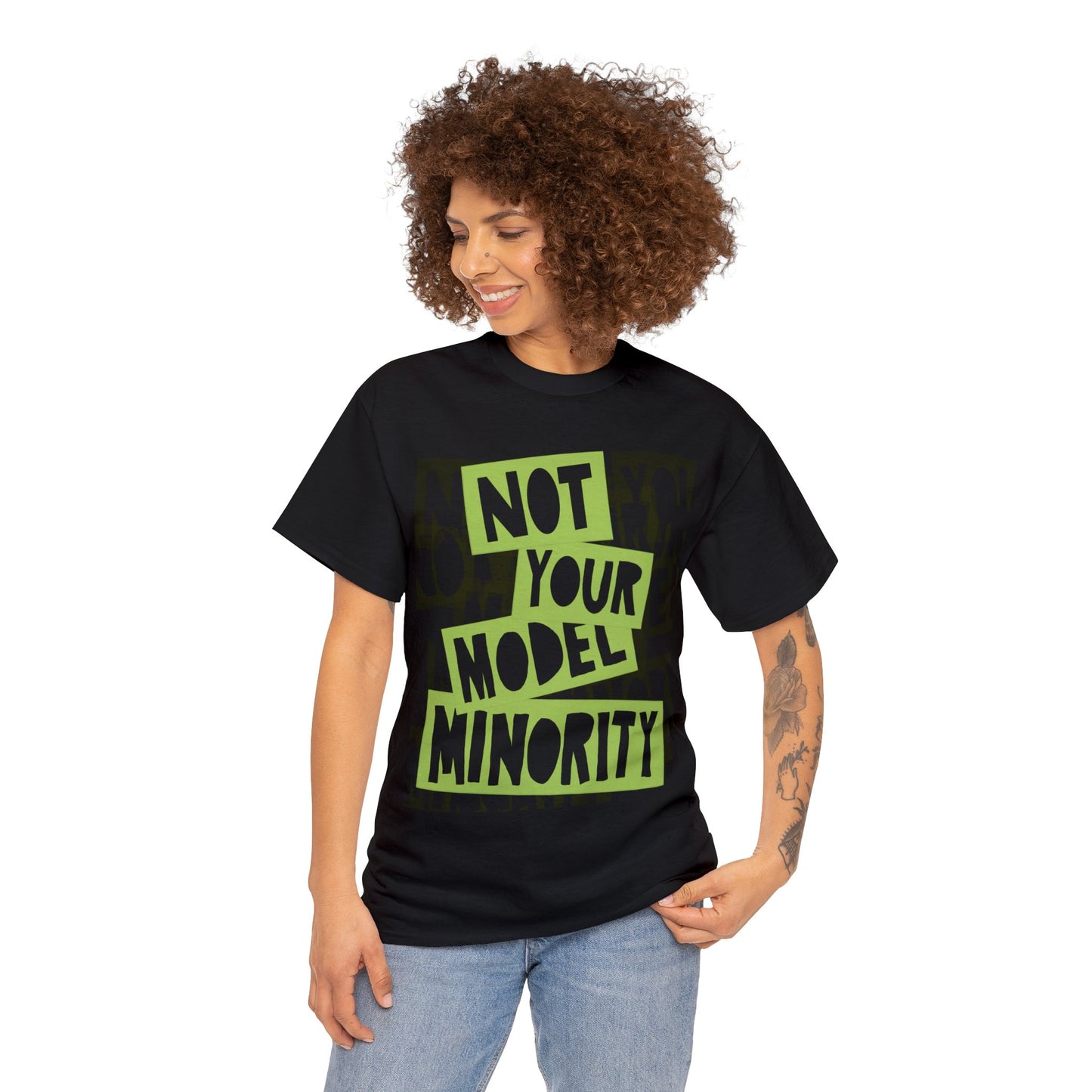 Not Your Model Minority Exclusive T-shirt Gift anti-racism stop asian hate diversity inclusion equity