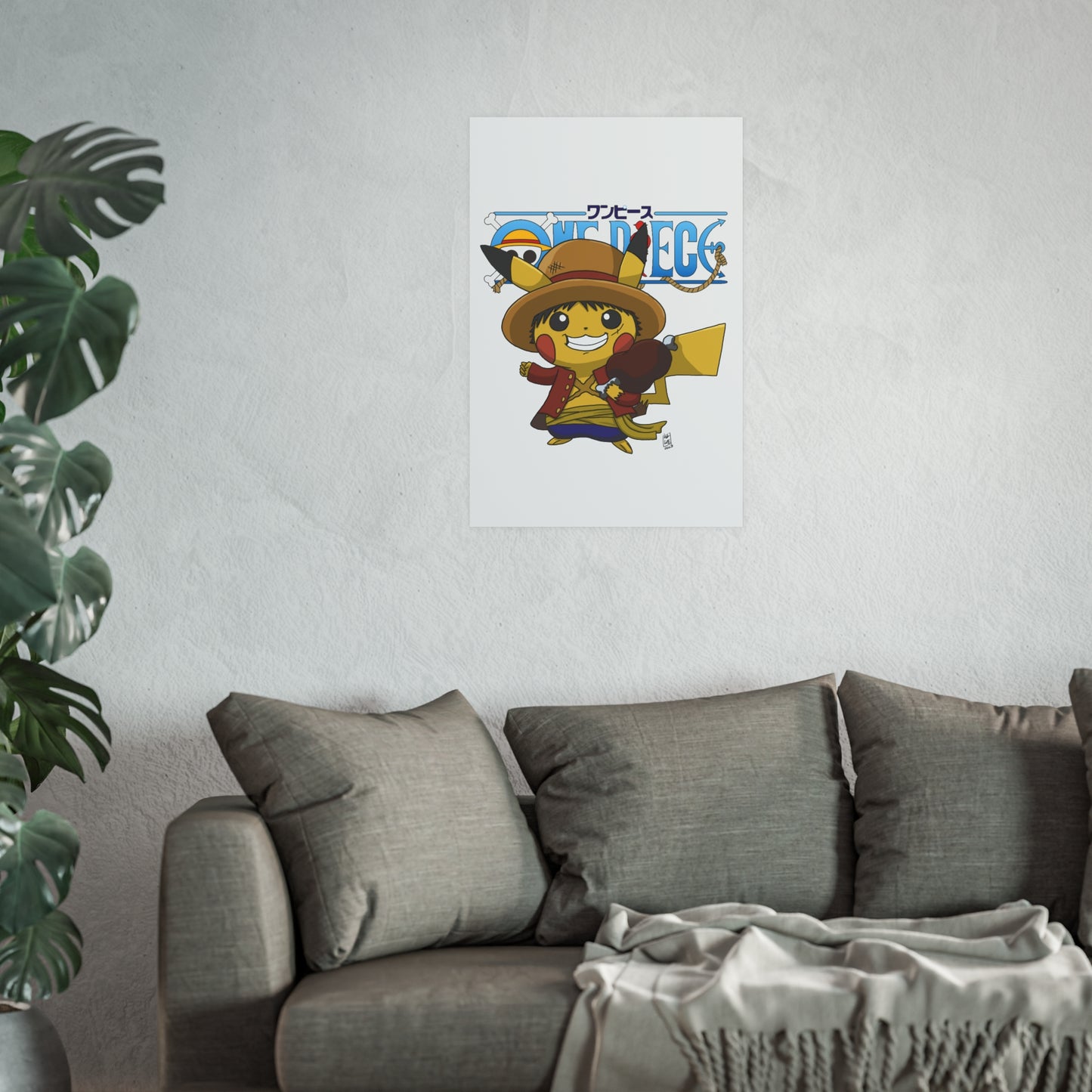 Pika-Luffy Satin and Archival Matte Posters