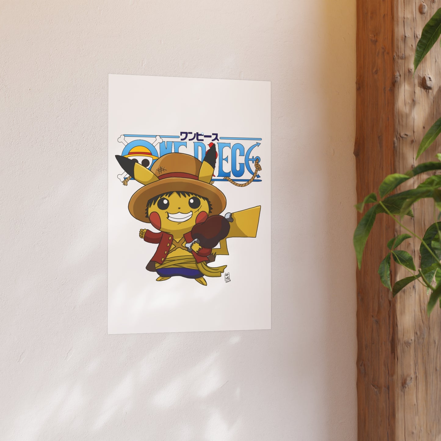 Pika-Luffy Satin and Archival Matte Posters