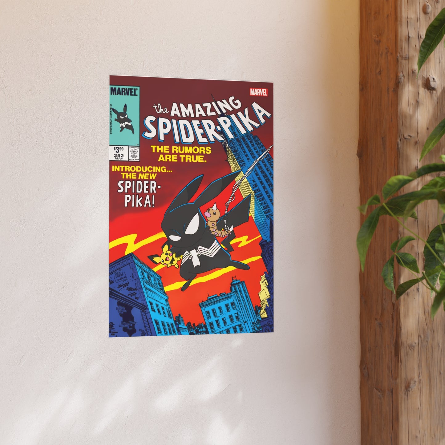 Spider-Pika Satin and Archival Matte Posters