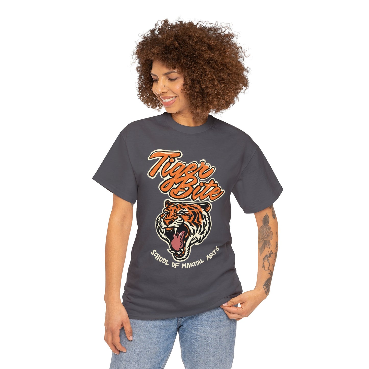 Retro hmong tiger bite Exclusive T-shirt Gift