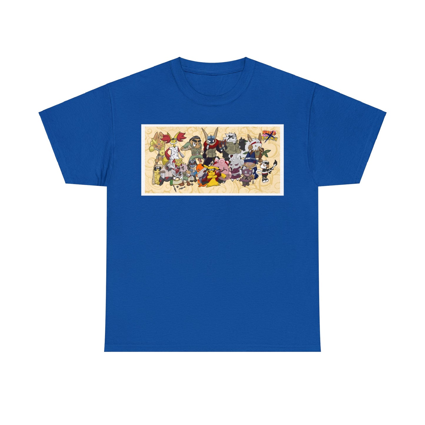 Pokemon x Naruto crossover Exclusive T-shirt Gift