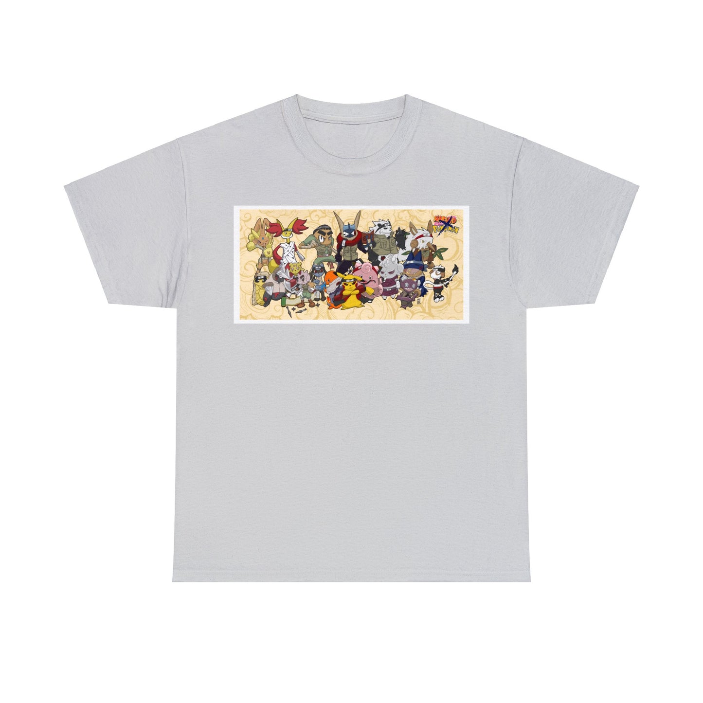 Pokemon x Naruto crossover Exclusive T-shirt Gift