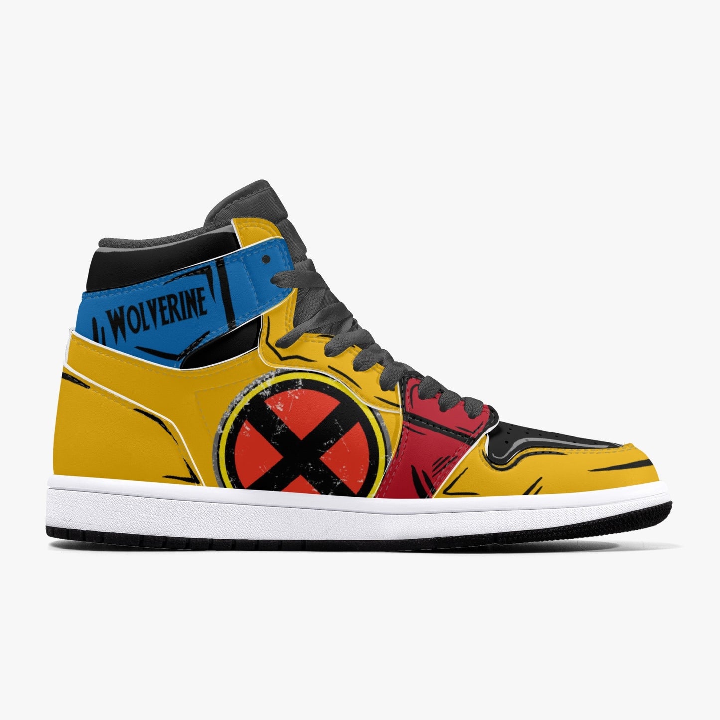 Wolverine Black High-Top Leather Sneakers