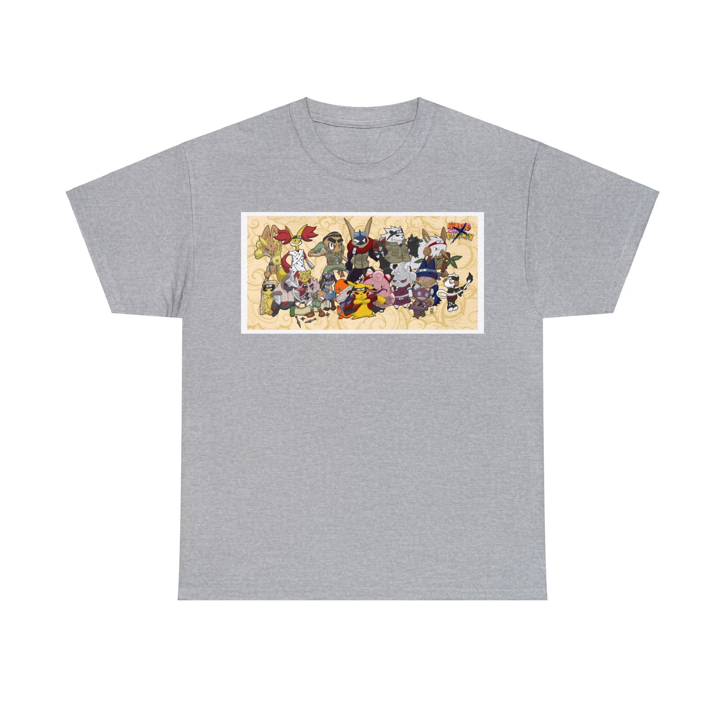 Pokemon x Naruto crossover Exclusive T-shirt Gift