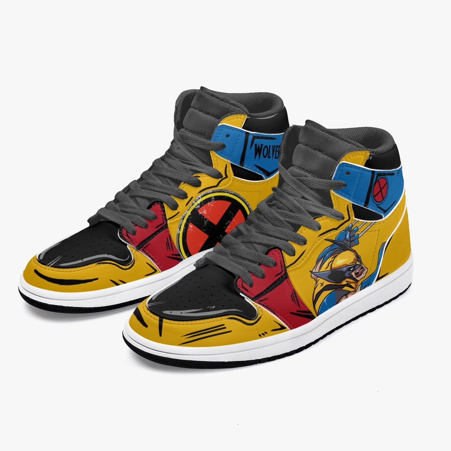 Wolverine Black High-Top Leather Sneakers