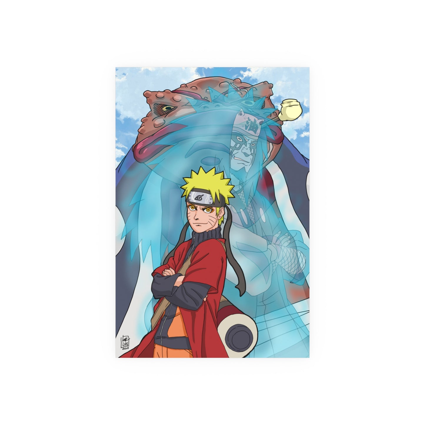 Sage Naruto Satin and Archival Matte Posters