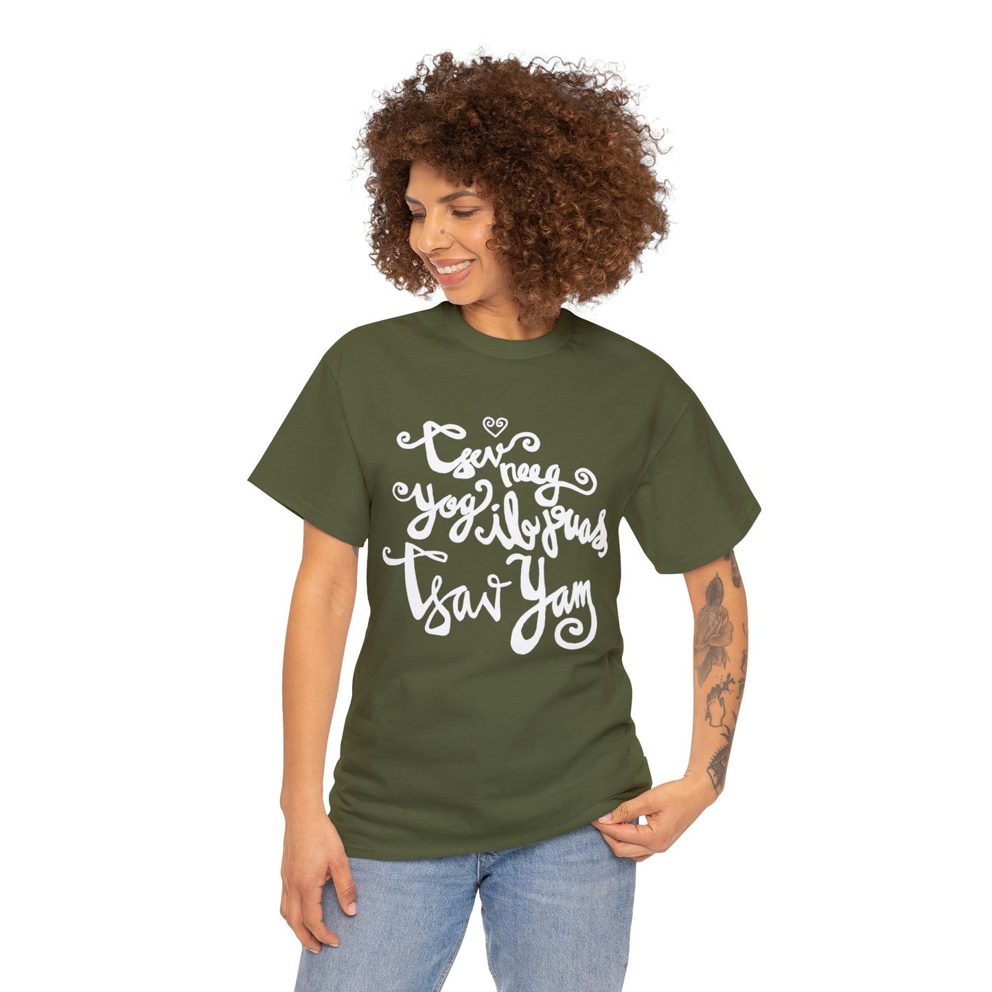 Hmong tsev neeg T-shirt Gift mens womens