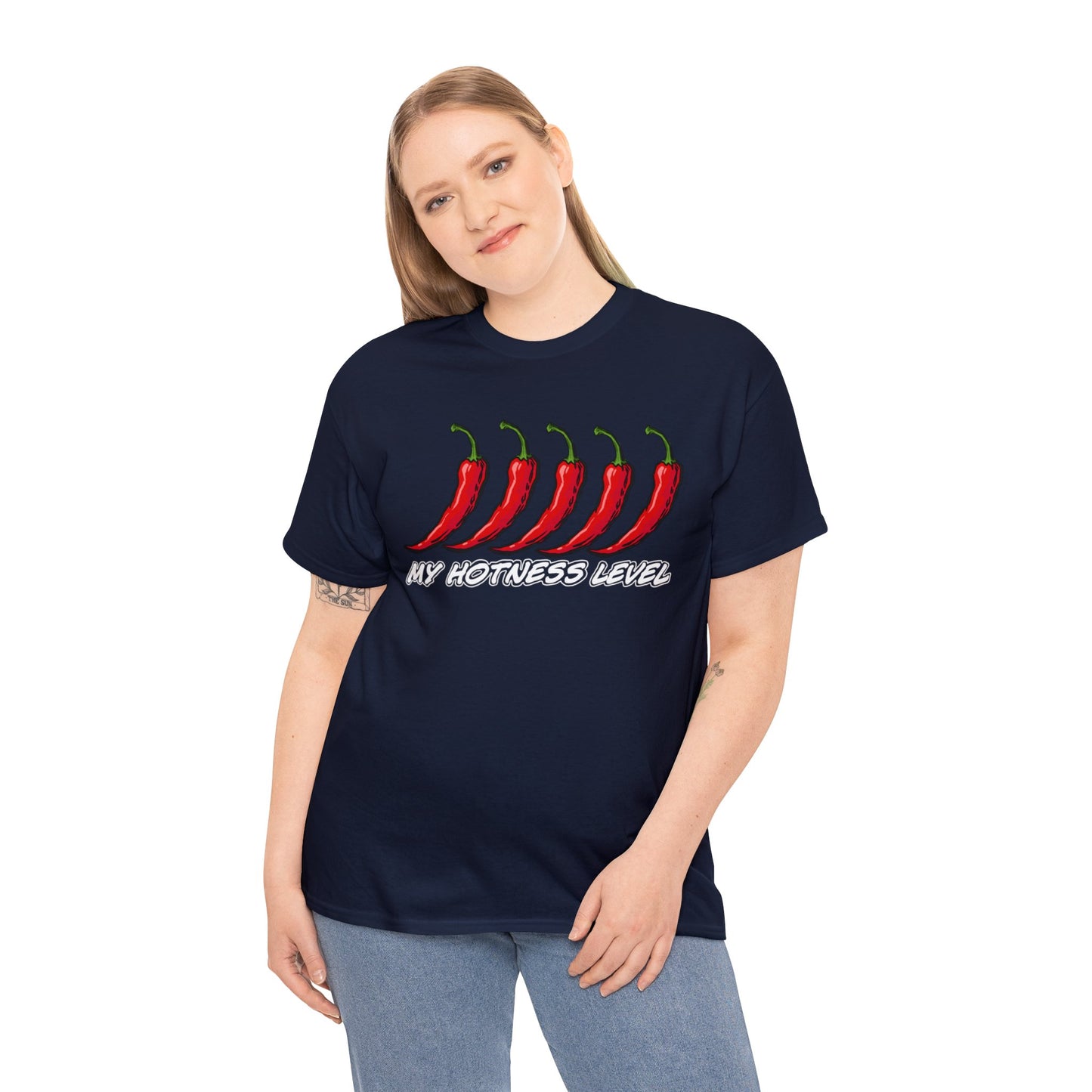 My hotness level T-shirt Gift mens womens