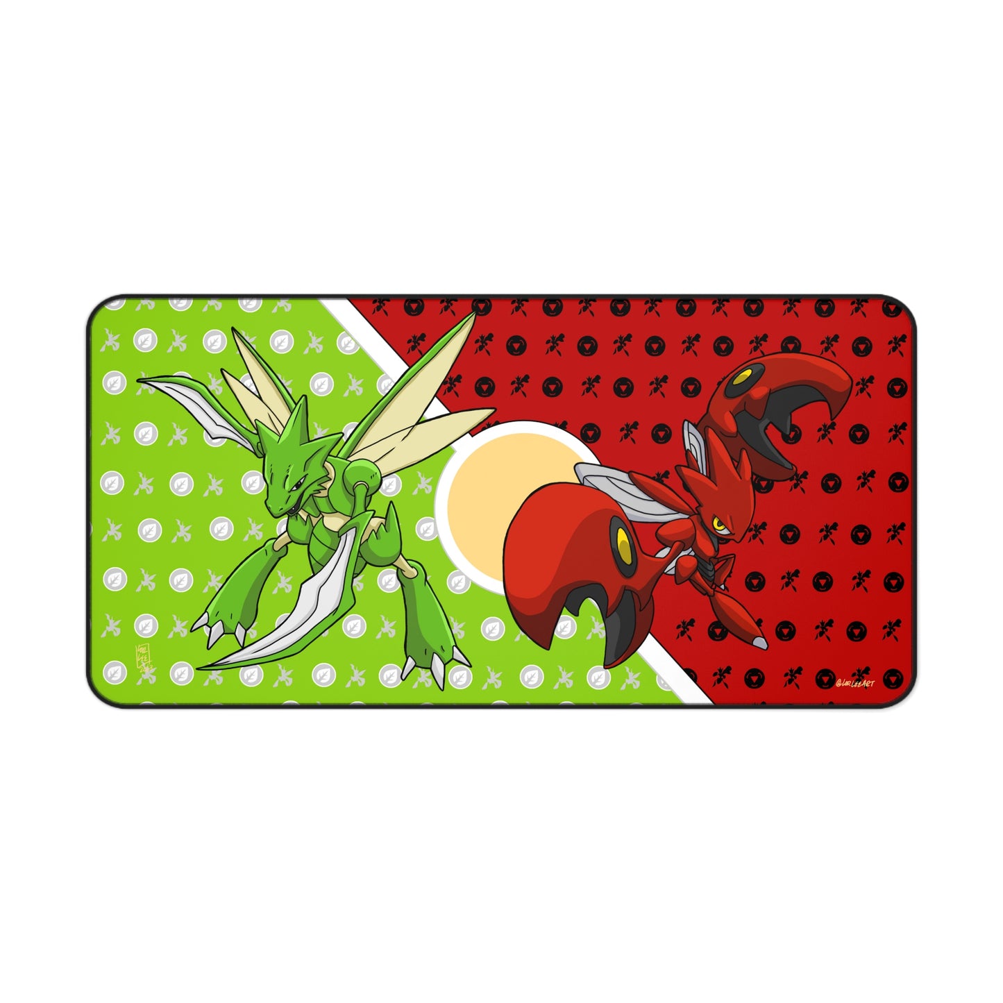 Custom scyther/scizor game mat