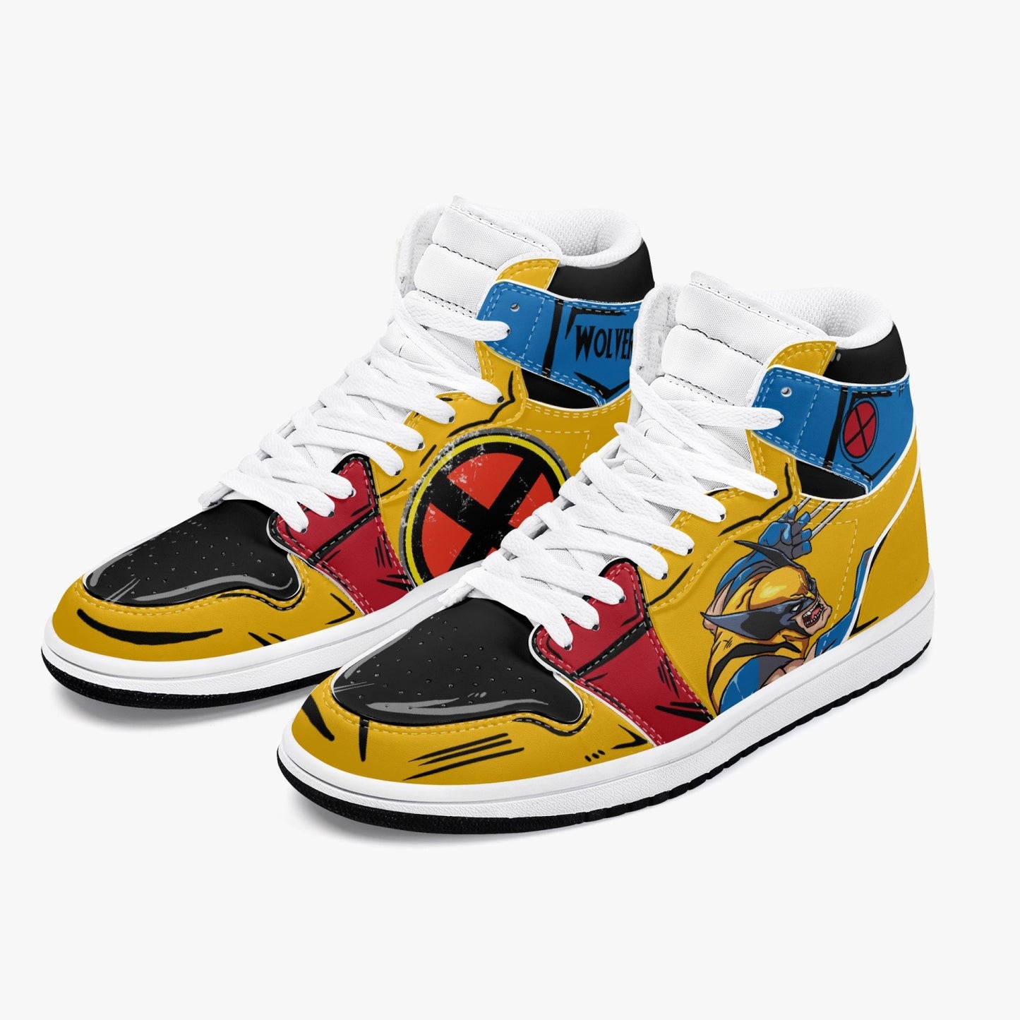 Wolverine Black High-Top Leather Sneakers