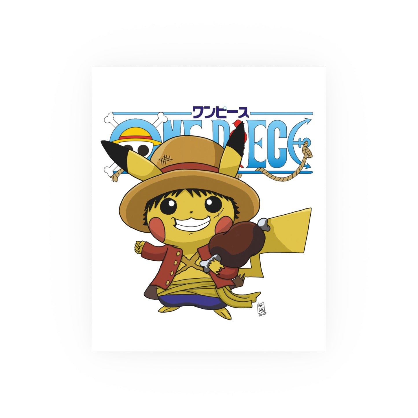 Pika-Luffy Satin and Archival Matte Posters