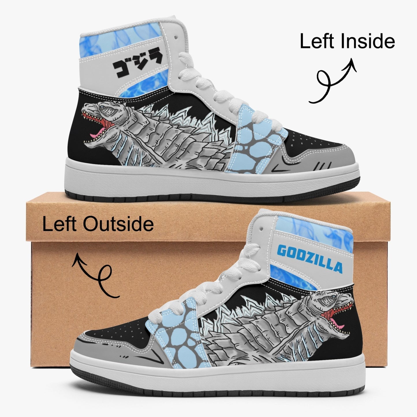 Godzilla AJ Child High-top Shoes