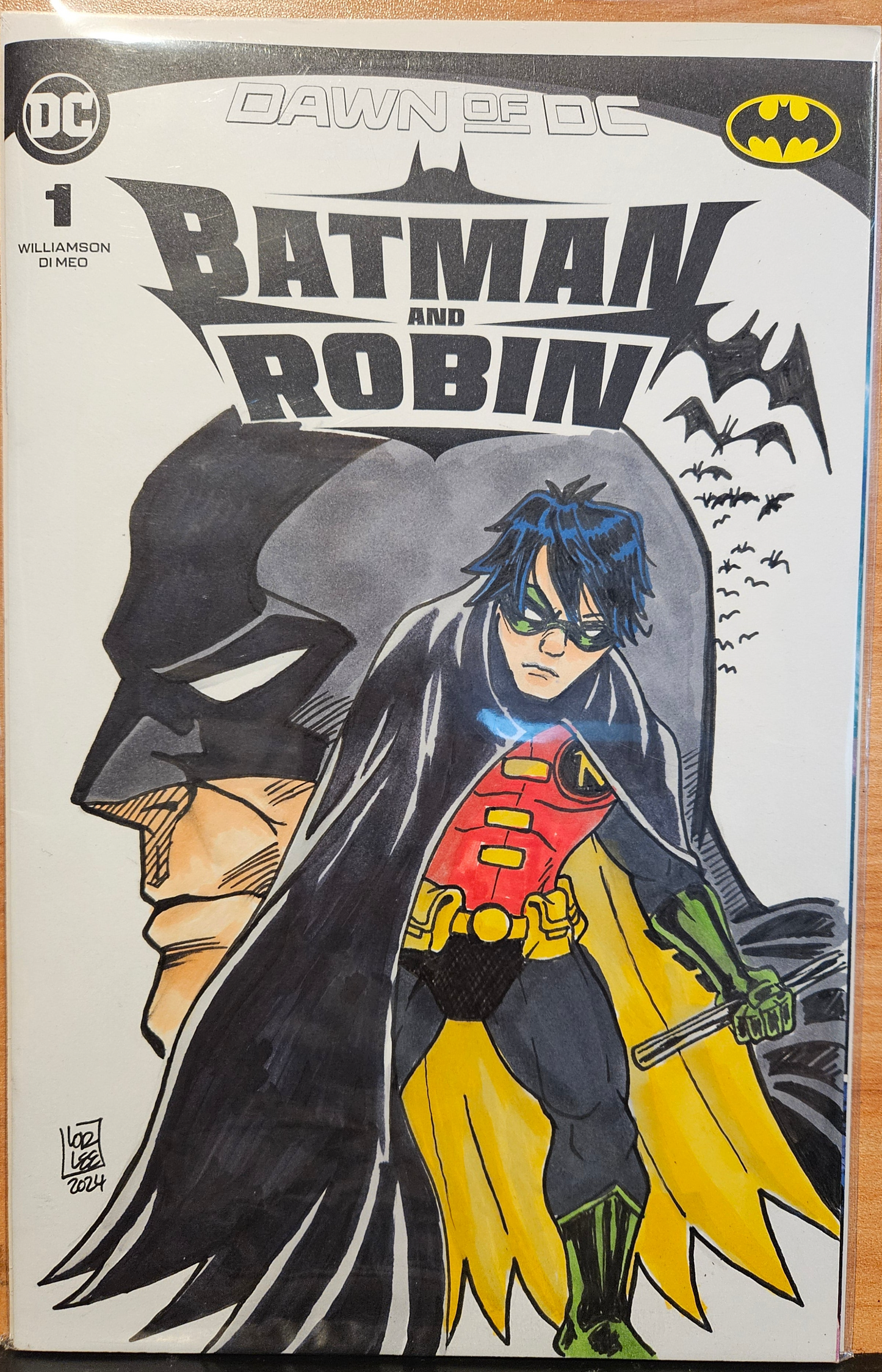 Batman and Robin Sketch Cover